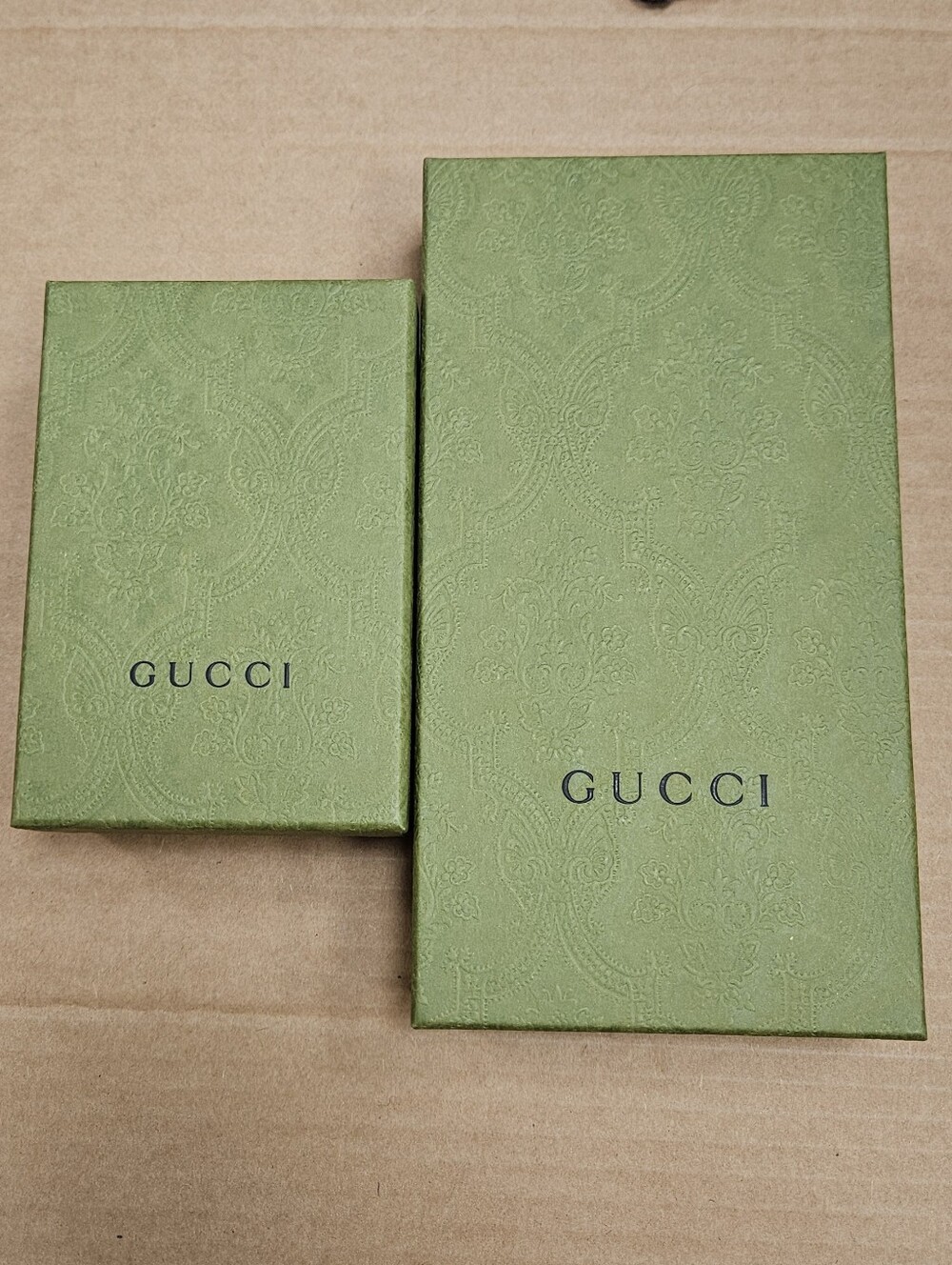 Gucci Green Empty Boxes SET Storage Gift